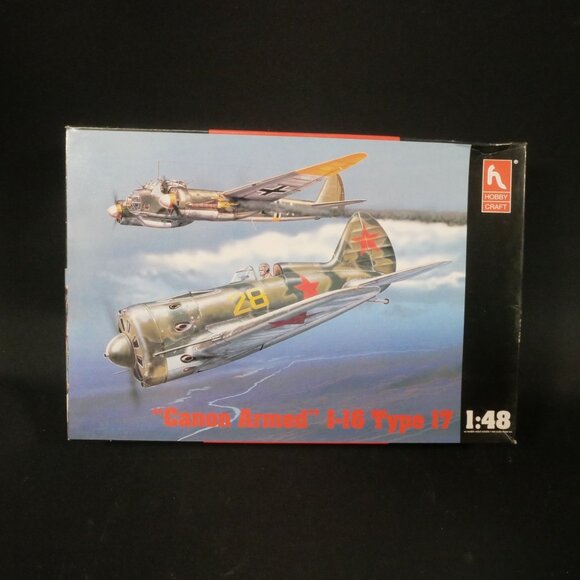 "Canon Armed" I-16 Type 17 1:48 Scale Model Kit By Hobby Craft NIB - Picture 1 of 5